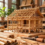 Tre Trúc Nam Bộ làm mô hình nhà bằng tre trúc theo yêu cầu (phần 2)